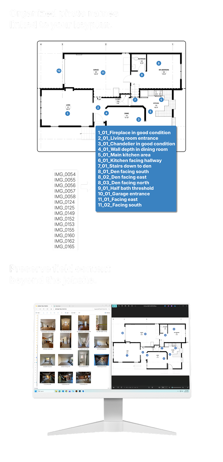 Dotmap export and desktop review workflow